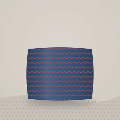 Ajrakh Hand-block Cushion Cover — styled
