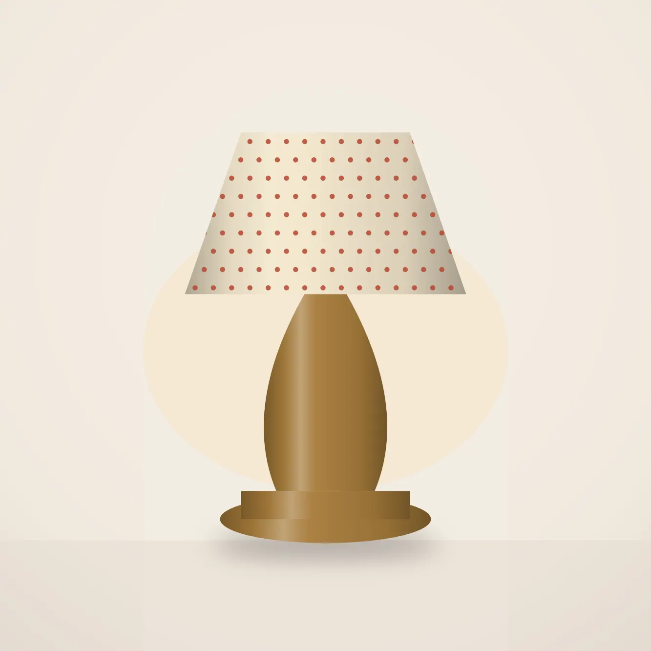 Block-print Table Lamp