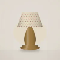 Block-print Table Lamp