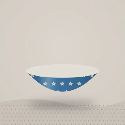 Blue Pottery Decorative Wall Plate — styled