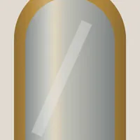 Brass-finish Arch Wall Mirror — detail