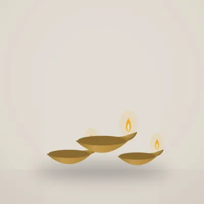 Brass Kuthu Diya (Pair)