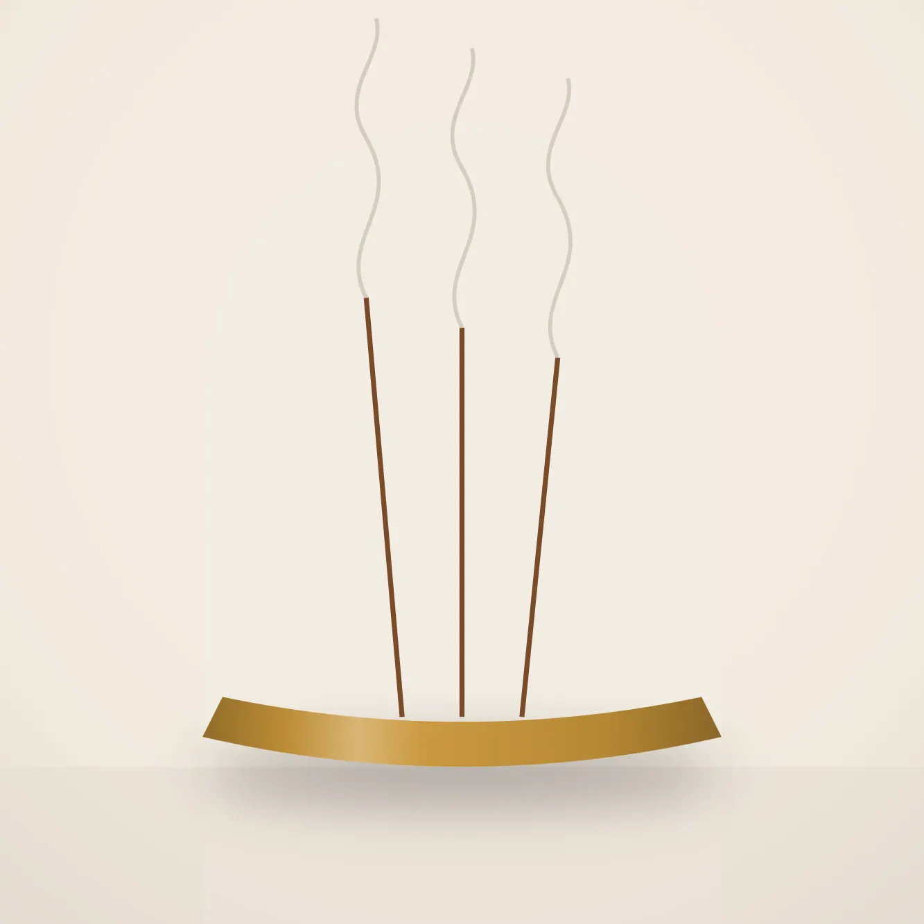 Brass Lotus Incense Holder