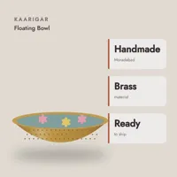 Brass Urli Floating Bowl — craft and material