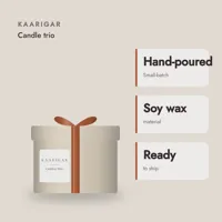 Soy Candle Gift Trio — craft and material