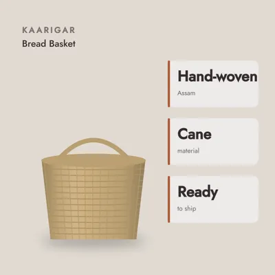 Cane Fruit & Bread Basket — craft and material