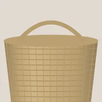 Cane Fruit & Bread Basket — detail