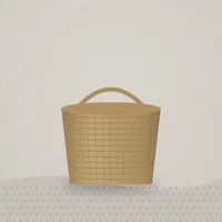 Assam Cane Planter Basket — styled