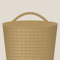 Assam Cane Planter Basket — detail