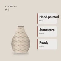 Khurja Ceramic Bud Vases (Set of 3) — craft and material