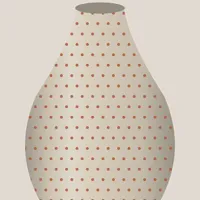 Khurja Ceramic Bud Vases (Set of 3) — detail