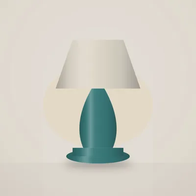 Glazed Ceramic Table Lamp