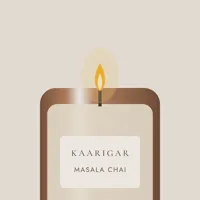 Masala Chai Tin Candle — detail