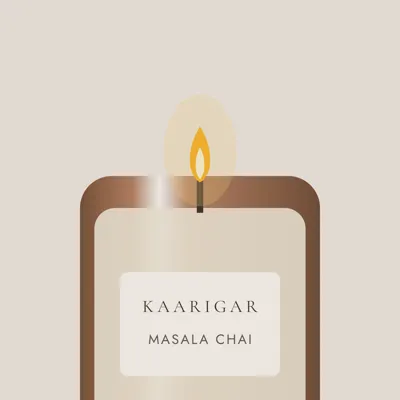 Masala Chai Tin Candle — detail