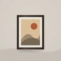 Desert Dunes Art Print (Framed)