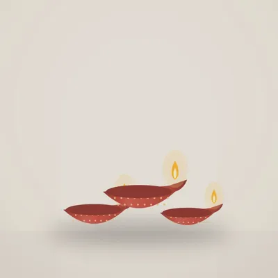 Hand-painted Festive Diyas (Set of 6)