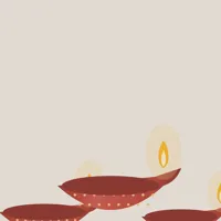Hand-painted Festive Diyas (Set of 6) — detail