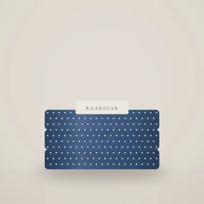 Indigo Dabu Print Bedsheet Set