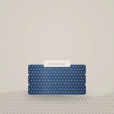 Indigo Dabu Print Bedsheet Set — styled