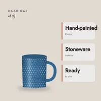Khurja Hand-painted Mugs (Set of 2)