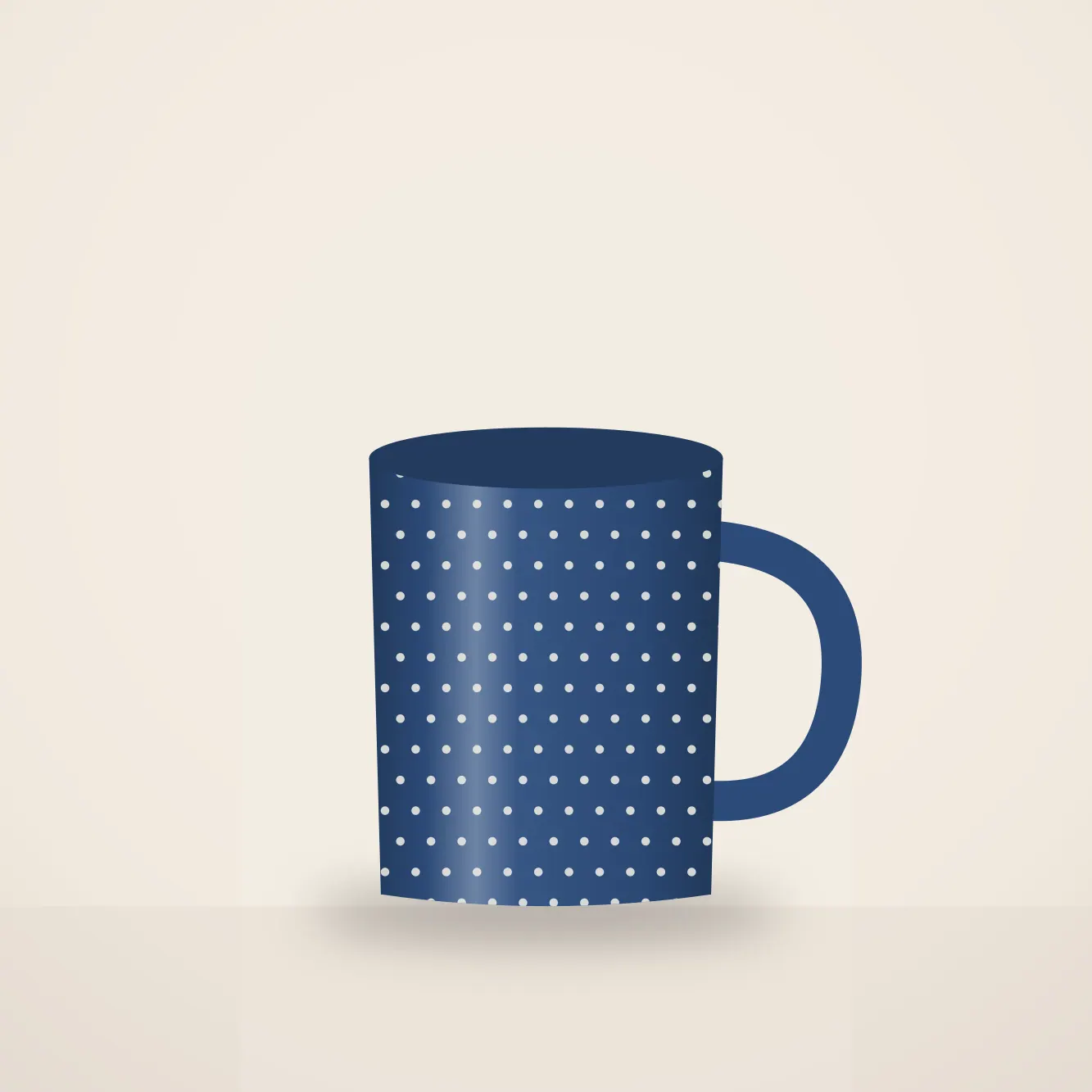 Khurja Hand-painted Mugs (Set of 2)