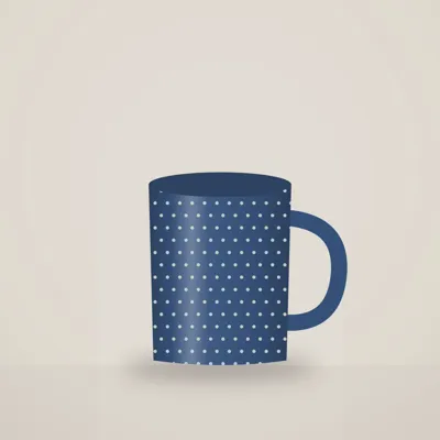 Khurja Hand-painted Mugs (Set of 2)