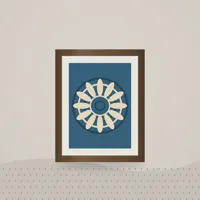 Mandala Hand-painted Wall Art — styled