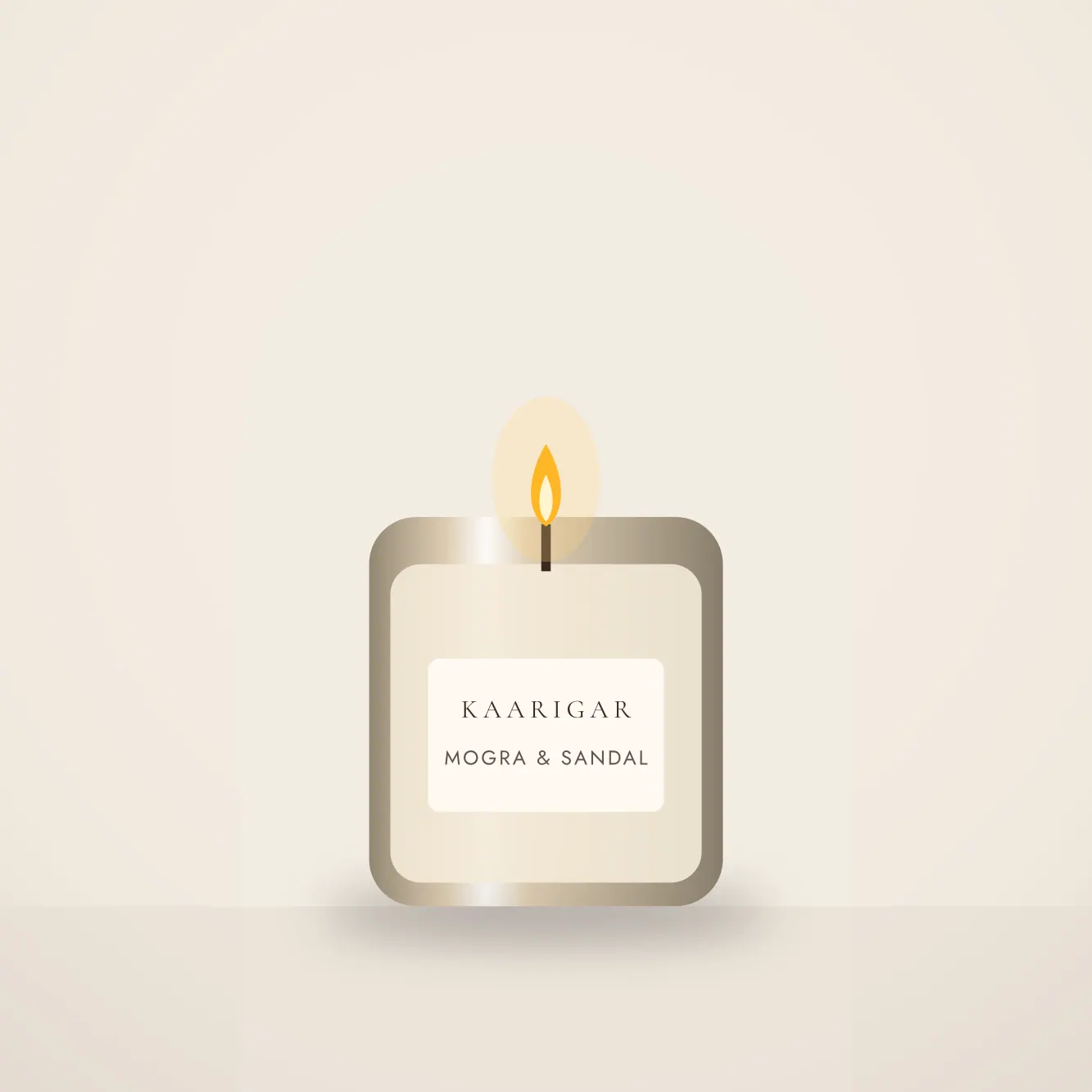 Mogra & Sandalwood Soy Candle
