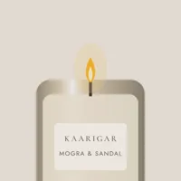 Mogra & Sandalwood Soy Candle — detail