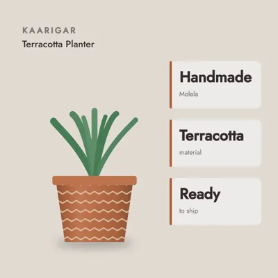 Molela Terracotta Planter — craft and material
