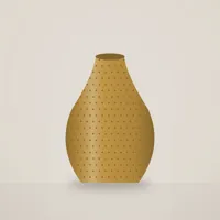 Moradabad Etched Brass Vase
