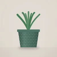 Hand-painted Stoneware Planters (Set of 2)