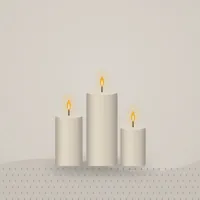 Unscented Pillar Candles (Set of 3) — styled