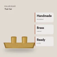 Brass Pooja Thali Set — craft and material