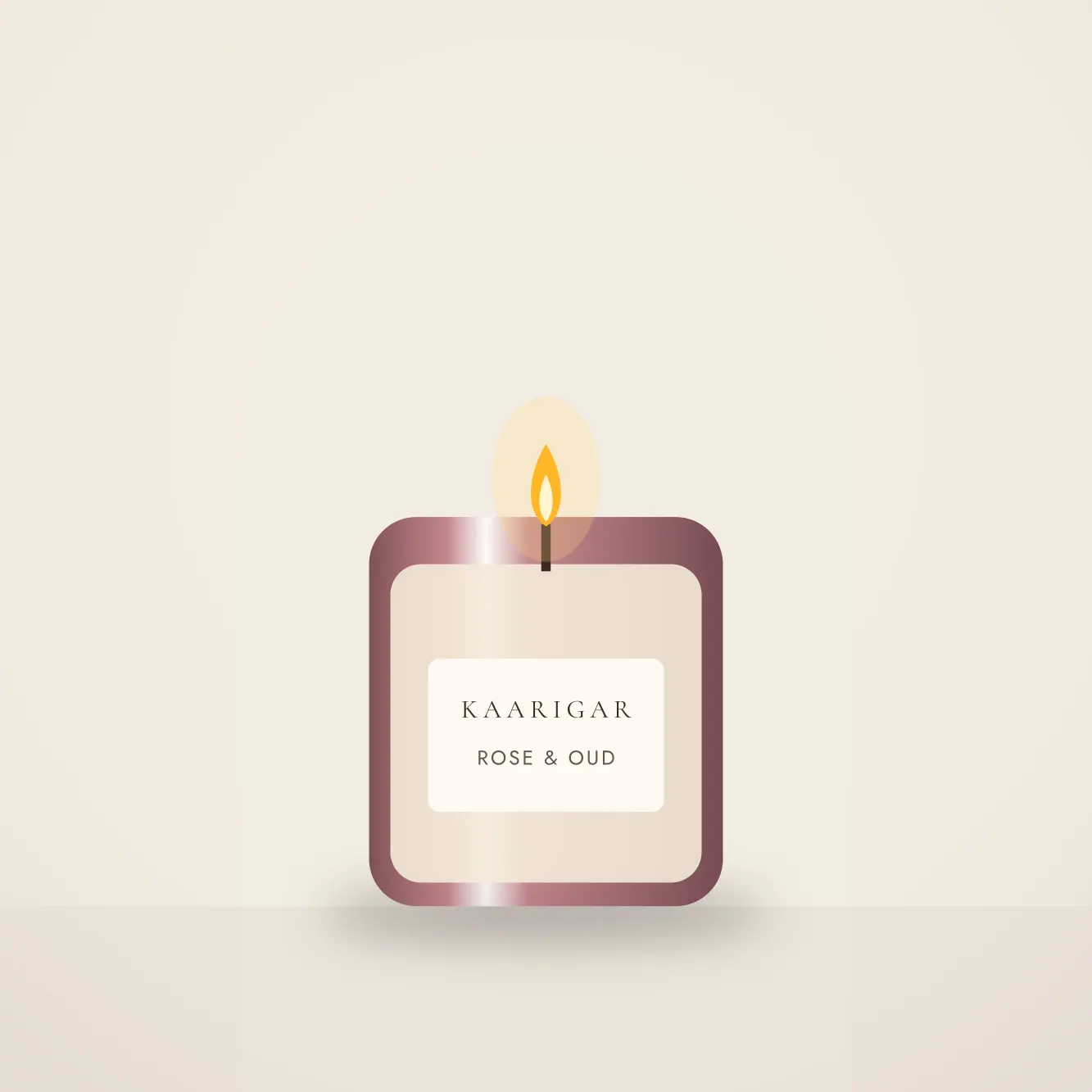 Rose & Oud Soy Candle