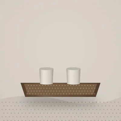 Sheesham Wood Serving Tray — styled