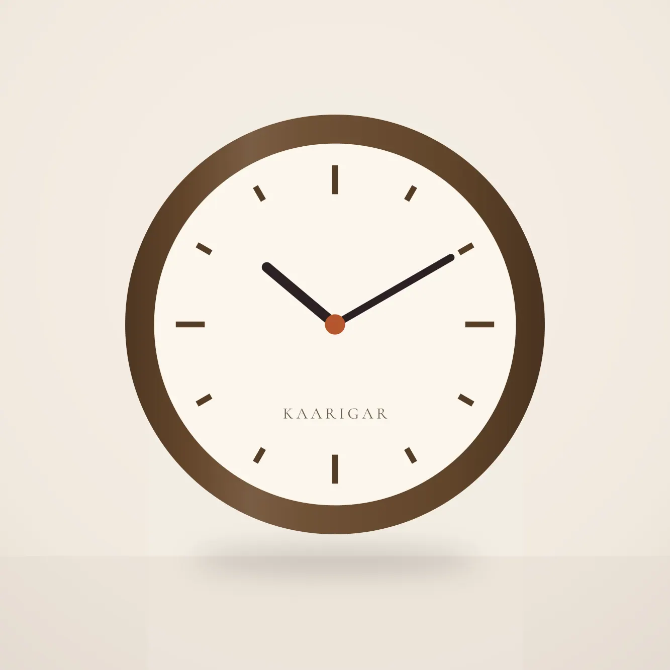 Sheesham Wood Wall Clock