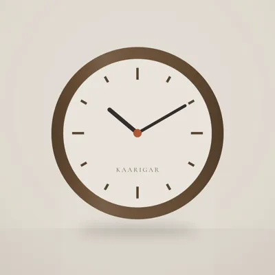 Sheesham Wood Wall Clock