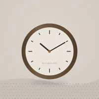 Sheesham Wood Wall Clock — styled
