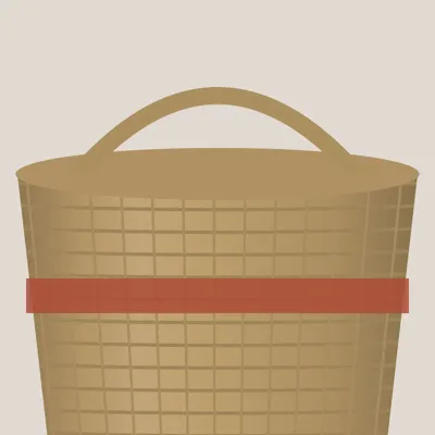 Woven Storage Baskets (Set of 2) — detail