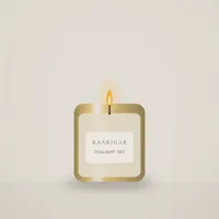 Glass Tealight Holders (Set of 4)