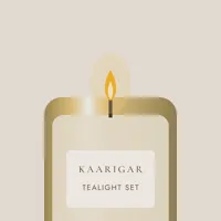 Glass Tealight Holders (Set of 4) — detail