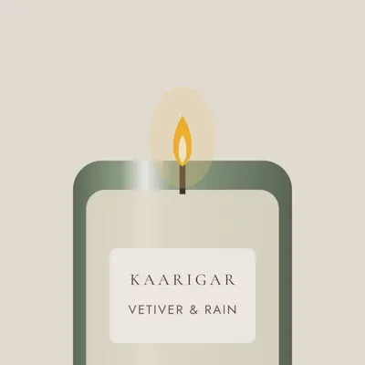 Vetiver & Rain Soy Candle — detail